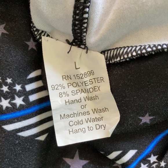 Large Blue Line Fabulegs Leggings - Picture 3 of 4